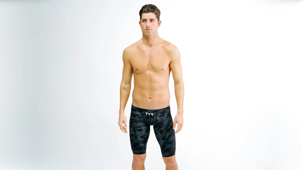 TYR Men's Venzo™ Jammer - USA Blackout Camo 7 TYR Men's Venzo™ Jammer - USA Blackout Camo - Image 7