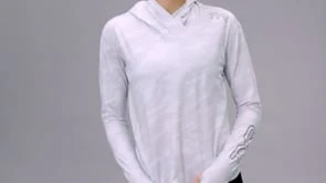 TYR SunDefense™ Women's Vented Hooded Shirt - Camohex 11 TYR SunDefense™ Women's Vented Hooded Shirt - Camohex - Image 11