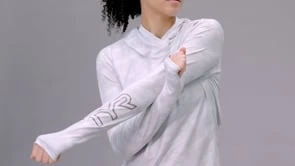 TYR SunDefense™ Women's Vented Hooded Shirt - Camohex 12 TYR SunDefense™ Women's Vented Hooded Shirt - Camohex - Image 12