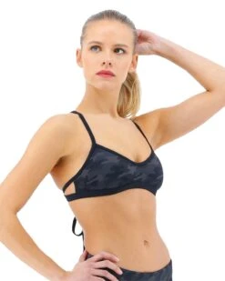 TYR Durafast Elite® Women's Mojave Tieback Top - Blackout Camo -Tyr BJBCA7A 022 alt04 1