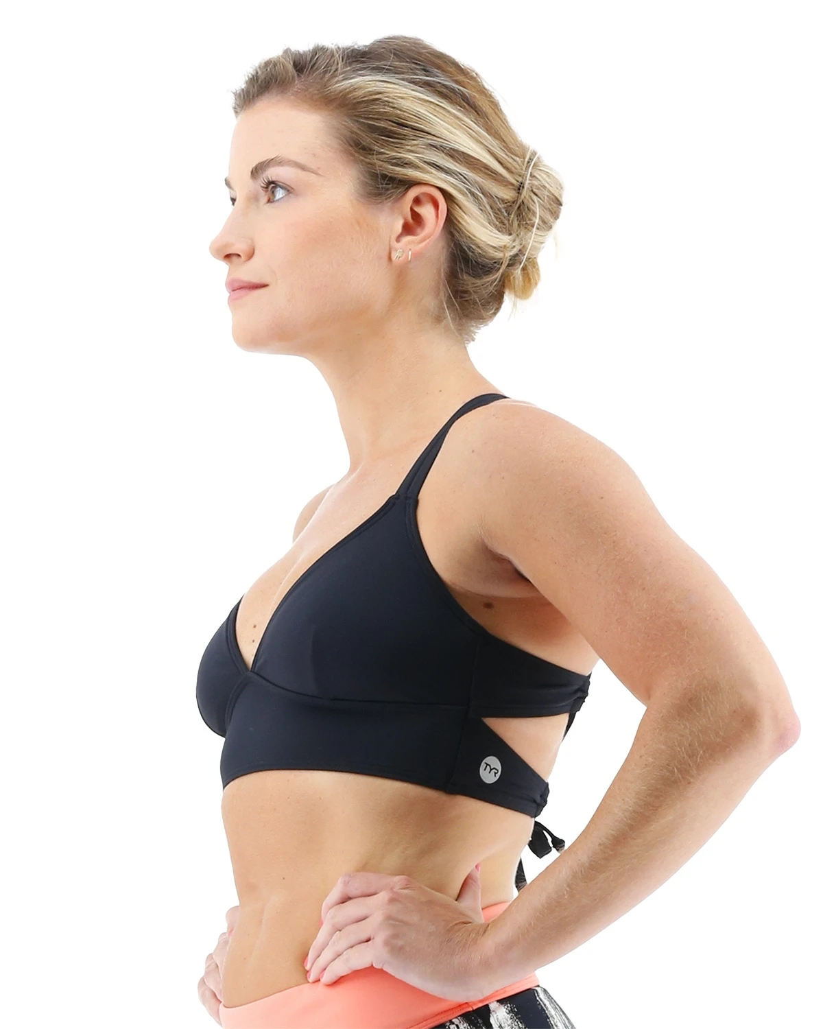 TYR Women's Madeline Bralette - Solid 3 TYR Women's Madeline Bralette - Solid - Image 3