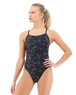 TYR Durafast Elite® Women's Cutoutfit Swimsuit - Carbon Hex -Tyr CCHX7A 001 alt05
