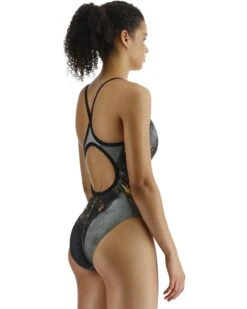 TYR Durafast Elite® Women's Diamondfit Swimsuit - Pyrite 10 TYR Durafast Elite® Women's Diamondfit Swimsuit - Pyrite -Tyr DPYR7A 751 alt05