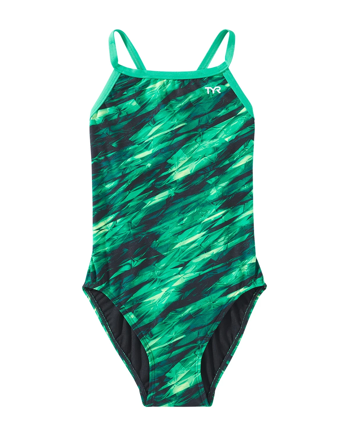 TYR Durafast Elite® Girls' Diamondfit Swimsuit - Vitric 1 TYR Durafast Elite® Girls' Diamondfit Swimsuit - Vitric