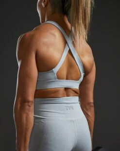 TYR Base Kinetic™ Women's Crossback Sports Bra - Heather -Tyr FGCBSH3A 254 alt08