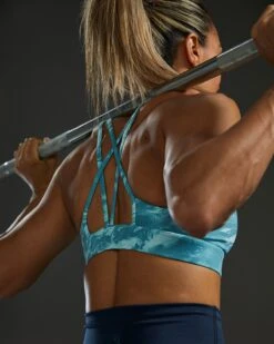 TYR Base Kinetic™ Women's Dual Strap Sports Bra - Aqueous 17 TYR Base Kinetic™ Women's Dual Strap Sports Bra - Aqueous -Tyr FGDSAQ3A 988 alt08