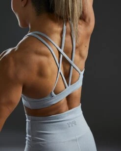 TYR Base Kinetic™ Women's Dual Strap Sports Bra - Heather -Tyr FGDSSH3A 254 alt09