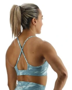 TYR Base Kinetic™ Women's High Neck Sports Bra - Aqueous 15 TYR Base Kinetic™ Women's High Neck Sports Bra - Aqueous -Tyr FGHAQ3A 988 alt05