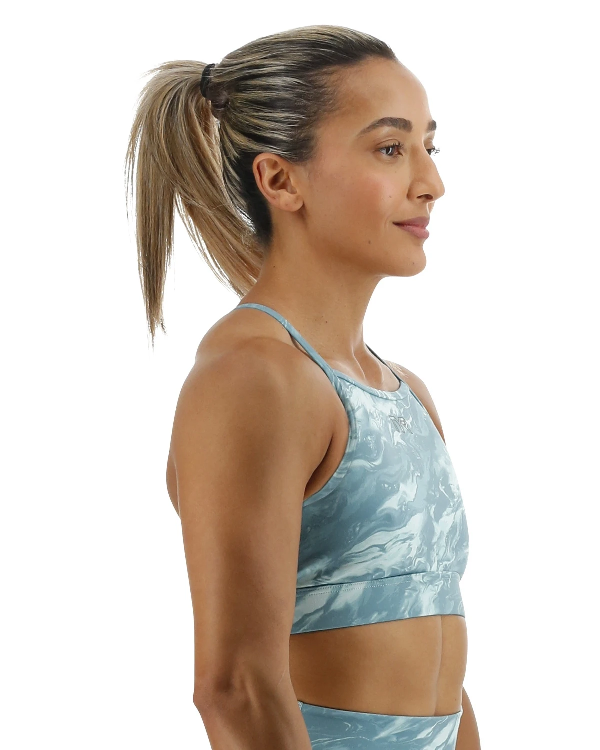 TYR Base Kinetic™ Women's High Neck Sports Bra - Aqueous 6 TYR Base Kinetic™ Women's High Neck Sports Bra - Aqueous - Image 6