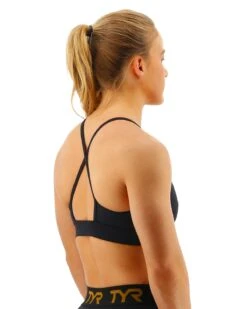 TYR Base Kinetic™ Women's High Neck Sports Bra - Solid 14 TYR Base Kinetic™ Women's High Neck Sports Bra - Solid -Tyr FGHSO3A 001 alt05