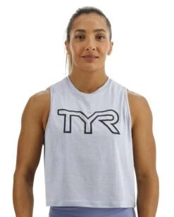 TYR ClimaDry™ Women's Cropped Tech Tank - Solid / Heather