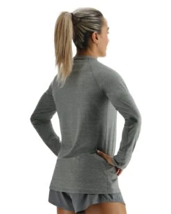 TYR ClimaDry™ Women's Raglan Long Sleeve Tee - Solid / Heather 14 TYR ClimaDry™ Women's Raglan Long Sleeve Tee - Solid / Heather -Tyr FPTLRS3A 966 alt05