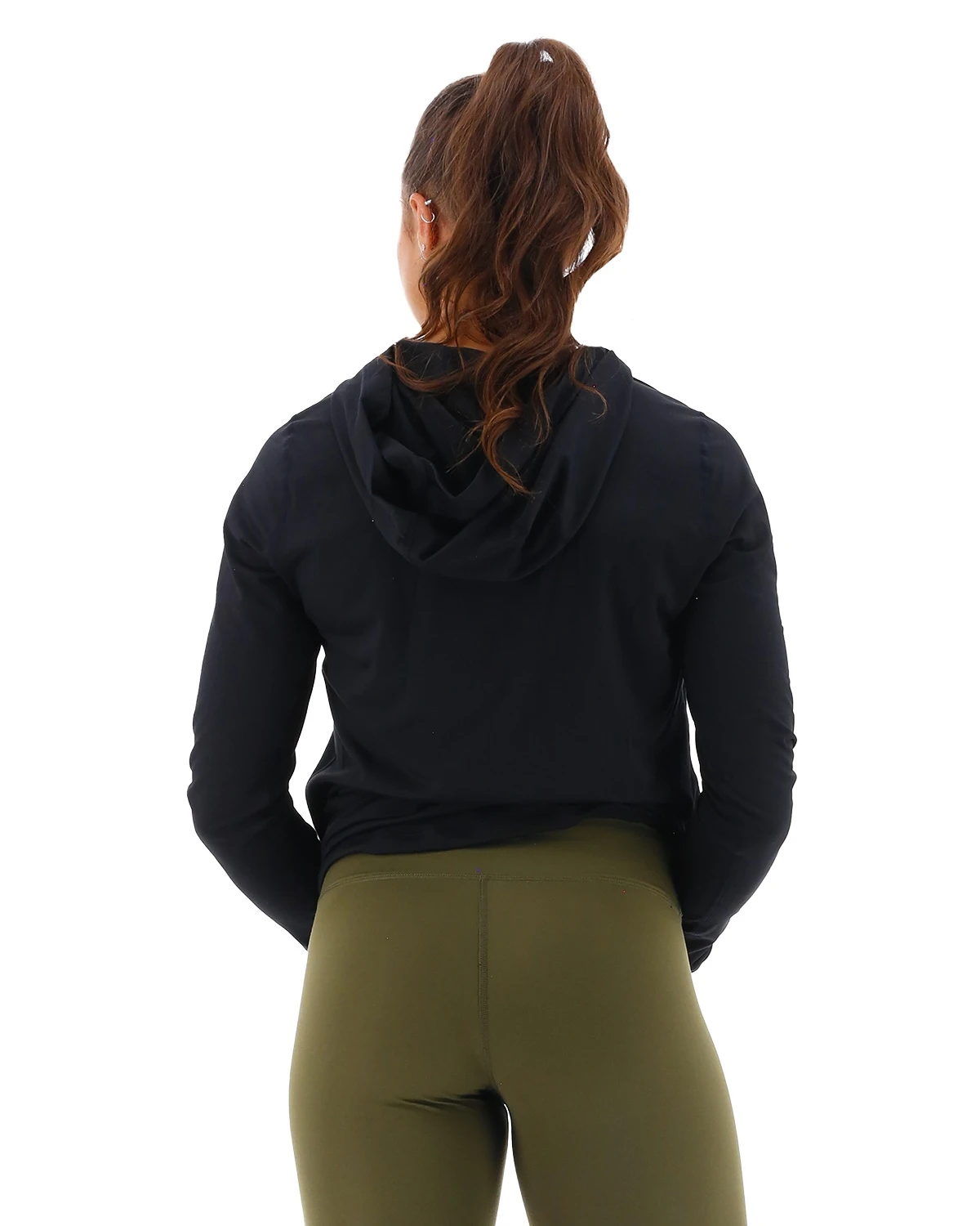 TYR SLS Women's Tech Performance Hoodie - Solid 2 TYR SLS Women's Tech Performance Hoodie - Solid - Image 2