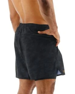 TYR Hydrosphere™ Men's Lined 6" Momentum Shorts - Blackout Camo -Tyr MASLBC3A 001 alt05