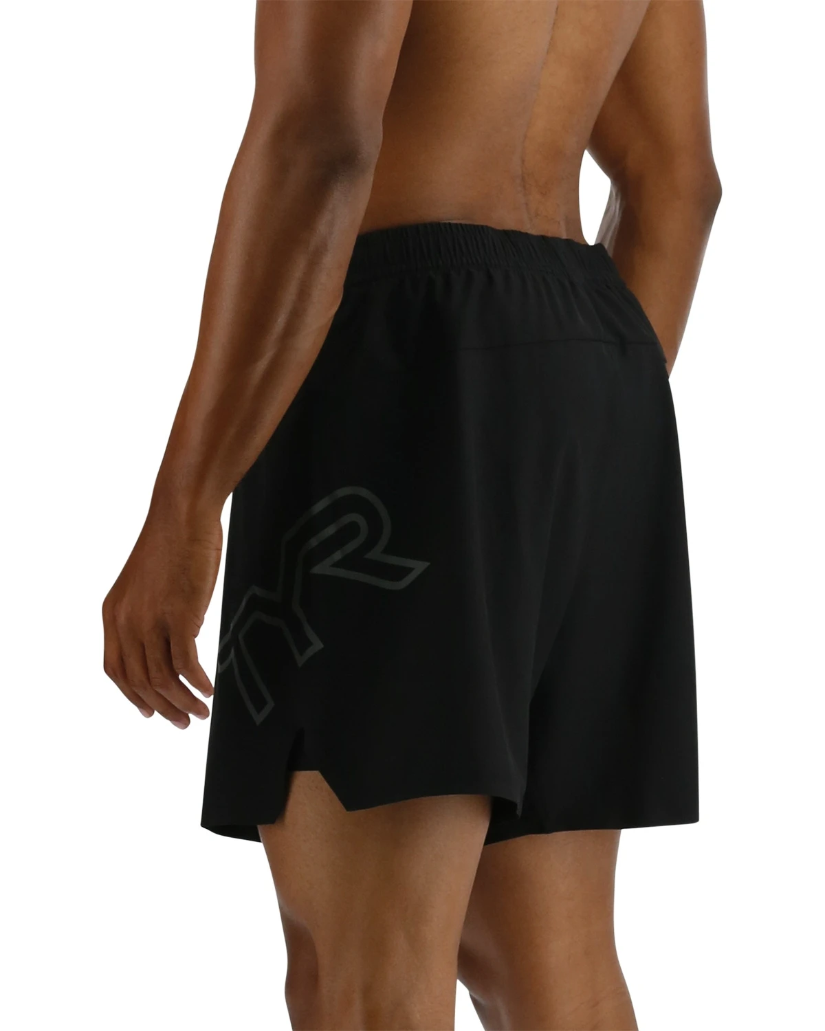 TYR Hydrosphere™ Men's Unlined 6" Momentum Big Logo Shorts - Solid 4 TYR Hydrosphere™ Men's Unlined 6" Momentum Big Logo Shorts - Solid - Image 4