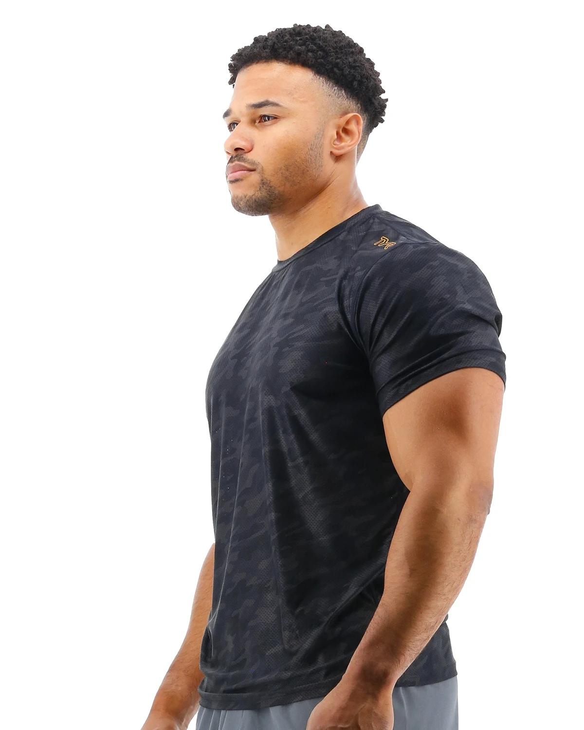 TYR Airtec™ Men's Tee - Blackout Camo 4 TYR Airtec™ Men's Tee - Blackout Camo - Image 4