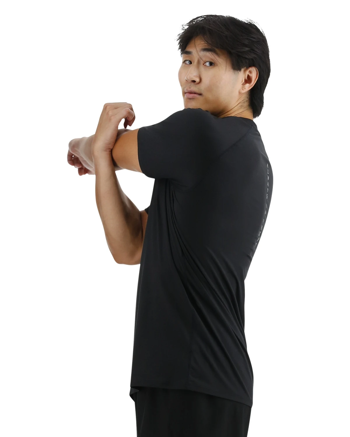 TYR ClimaDry™ Men's Raglan Big Logo Tech Tee - Solid 3 TYR ClimaDry™ Men's Raglan Big Logo Tech Tee - Solid - Image 3