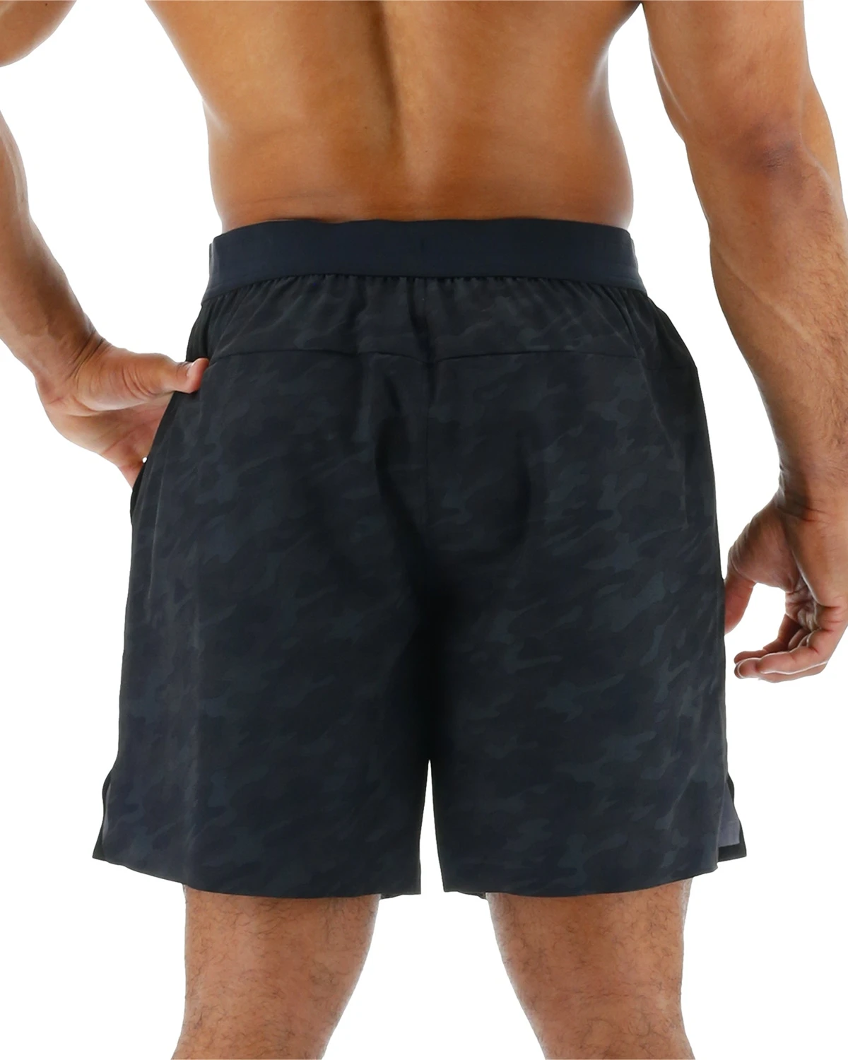 TYR Hydrosphere™ Men's Unlined 9" Unbroken Shorts - Blackout Camo 4 TYR Hydrosphere™ Men's Unlined 9" Unbroken Shorts - Blackout Camo - Image 4