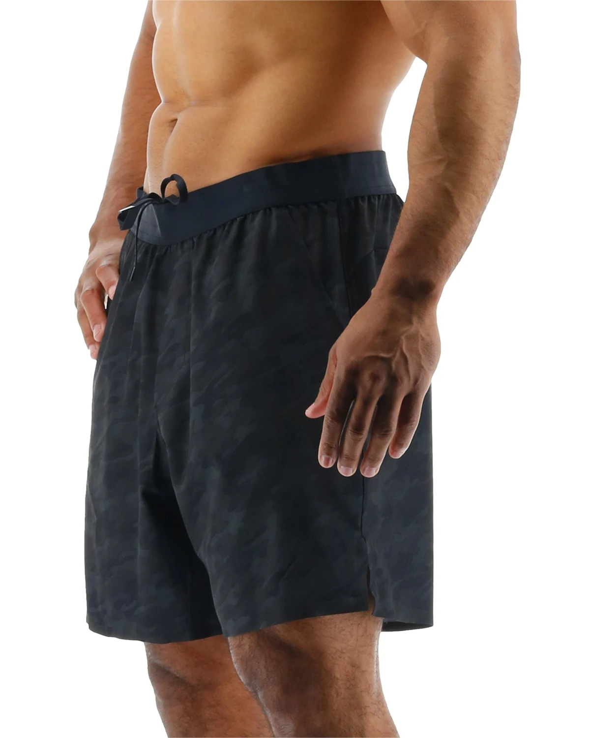 TYR Hydrosphere™ Men's Unlined 9" Unbroken Shorts - Blackout Camo 1 TYR Hydrosphere™ Men's Unlined 9" Unbroken Shorts - Blackout Camo