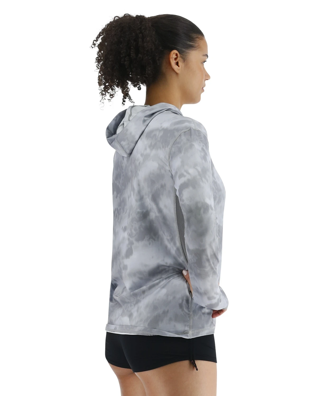 TYR SunDefense™ Women's Vented Hooded Shirt - Turbulent 5 TYR SunDefense™ Women's Vented Hooded Shirt - Turbulent - Image 5
