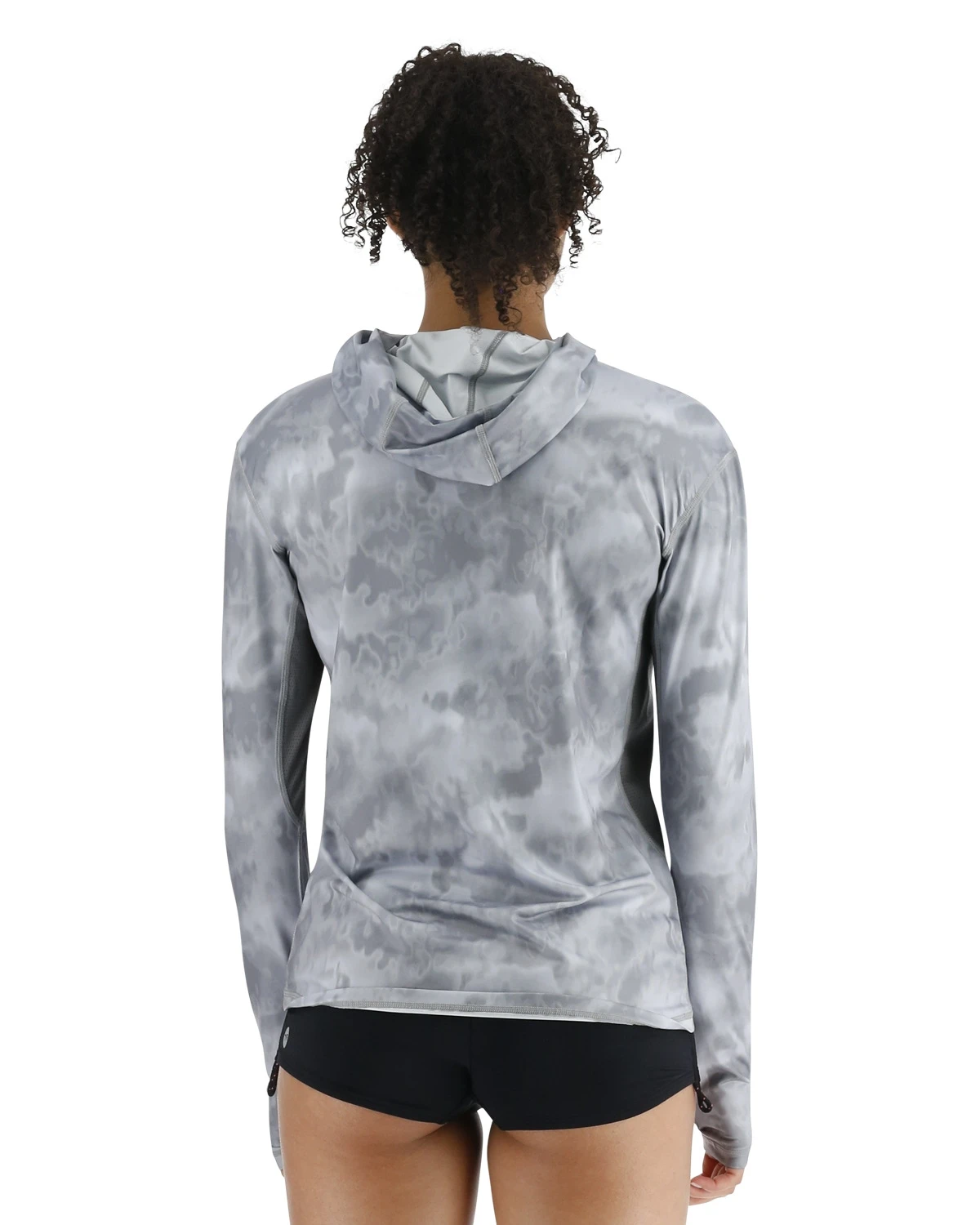 TYR SunDefense™ Women's Vented Hooded Shirt - Turbulent 2 TYR SunDefense™ Women's Vented Hooded Shirt - Turbulent - Image 2