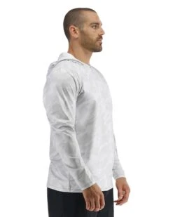 TYR SunDefense™ Men's Vented Hooded Shirt - Camohex -Tyr PMLHCA7A 990 alt06