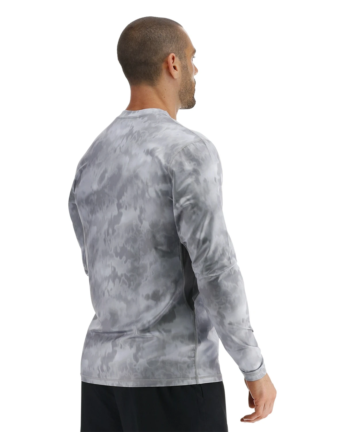 TYR SunDefense™ Men's Vented Long Sleeve Crew Shirt - Turbulent 5 TYR SunDefense™ Men's Vented Long Sleeve Crew Shirt - Turbulent - Image 5