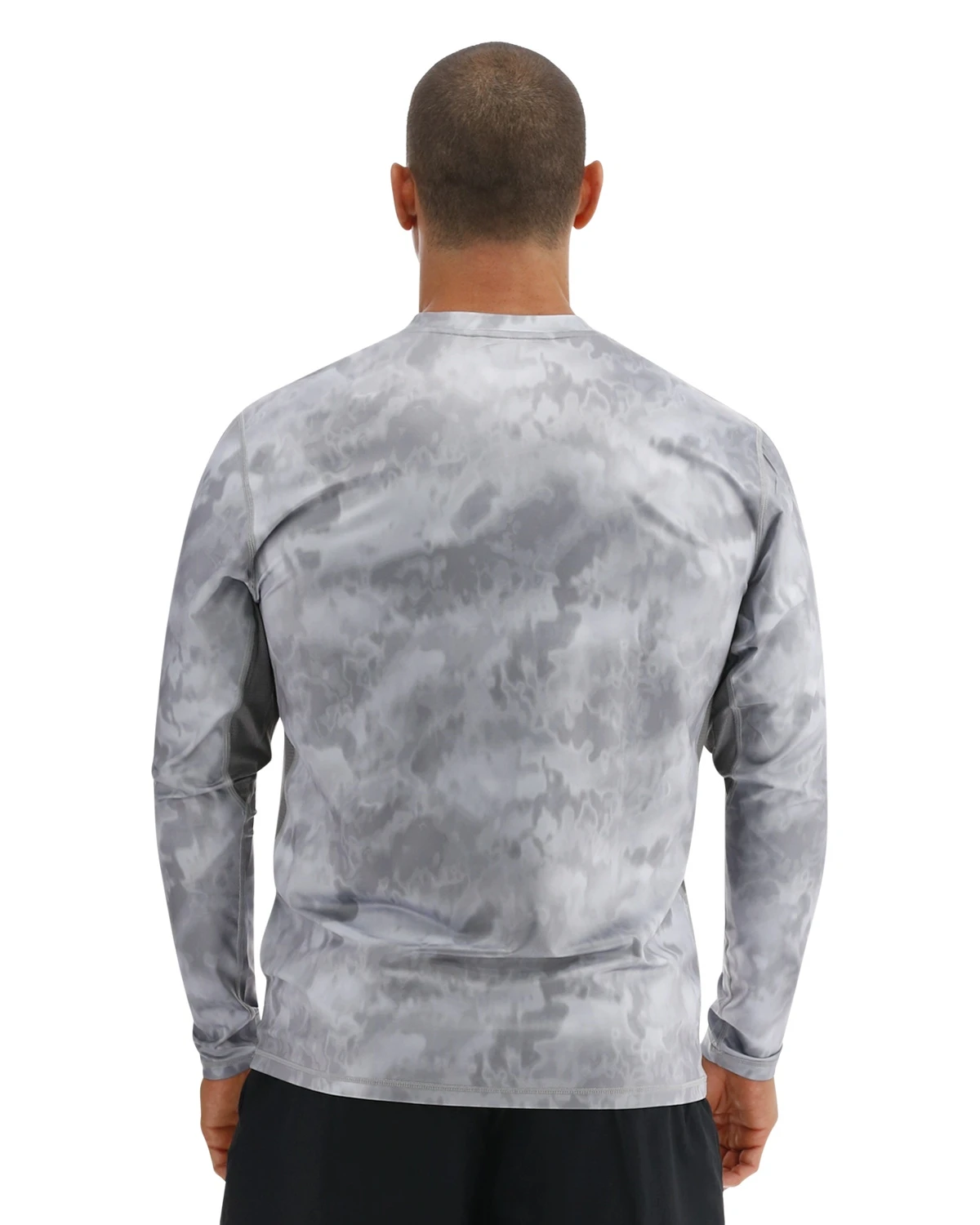 TYR SunDefense™ Men's Vented Long Sleeve Crew Shirt - Turbulent 2 TYR SunDefense™ Men's Vented Long Sleeve Crew Shirt - Turbulent - Image 2