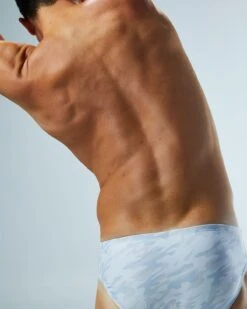 TYR Durafast Elite® Men's Brief Swimsuit - Whiteout Camo -Tyr RWCM7A 100 alt10