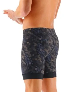 TYR Durafast Elite® Men's Workout Jammer Swimsuit - Carbon Hex -Tyr SFCHX7A 100 alt03