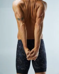 TYR Durafast Elite® Men's Workout Jammer Swimsuit - Carbon Hex -Tyr SFCHX7A 100 alt10