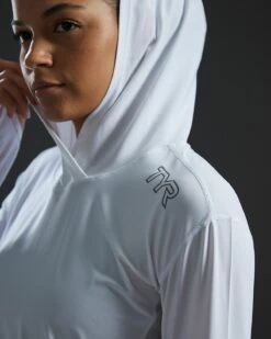 TYR SunDefense™ Women's Vented Hooded Shirt - Solid -Tyr TSFPLH7A 100 alt10