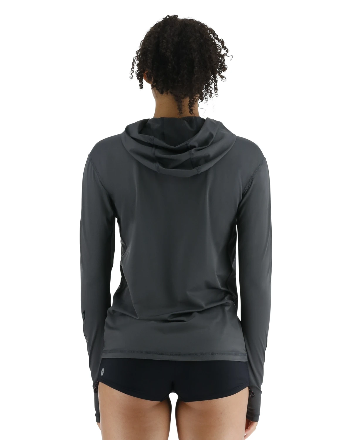 TYR SunDefense™ Women's Vented Long Sleeve Crew Shirt - Solid 2 TYR SunDefense™ Women's Vented Long Sleeve Crew Shirt - Solid - Image 2