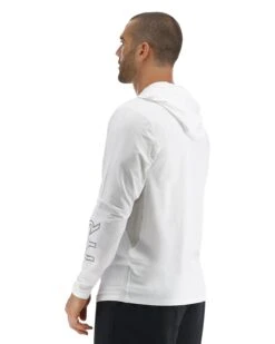 TYR SunDefense™ Men's Vented Hooded Shirt - Solid -Tyr TSMPLH7A 100 alt03