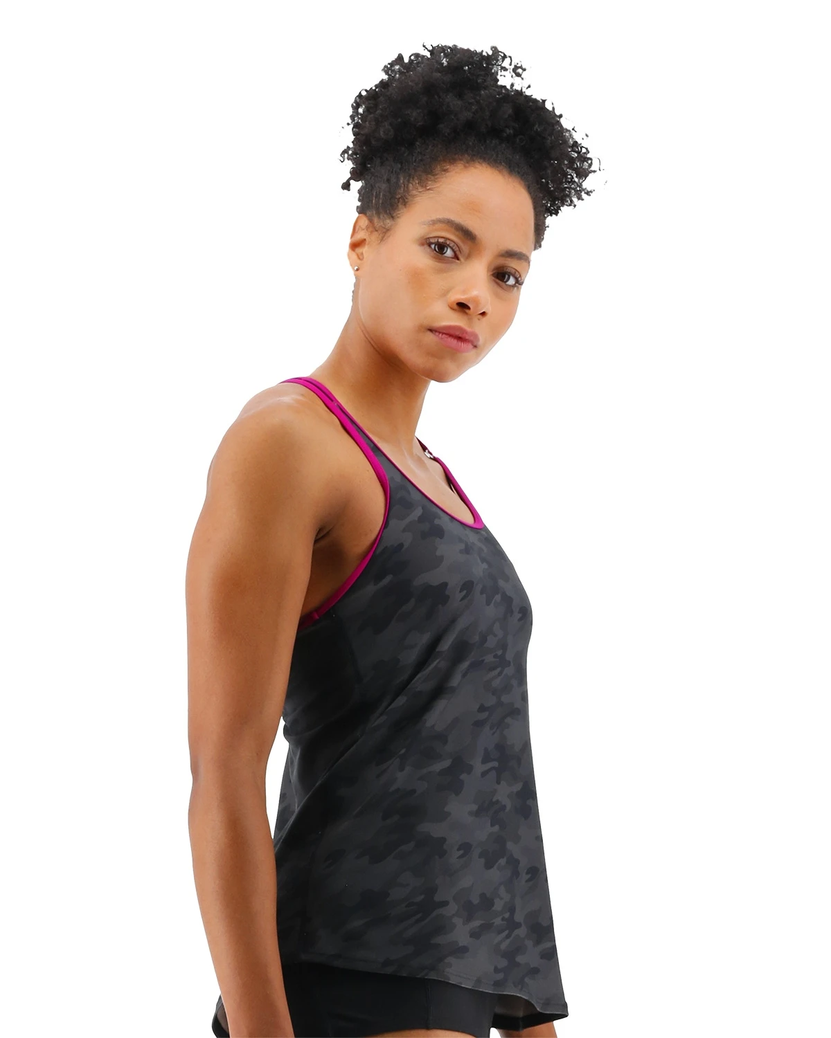 TYR Durafast Elite® Women's Taylor Tank - Blackout Camo 4 TYR Durafast Elite® Women's Taylor Tank - Blackout Camo - Image 4