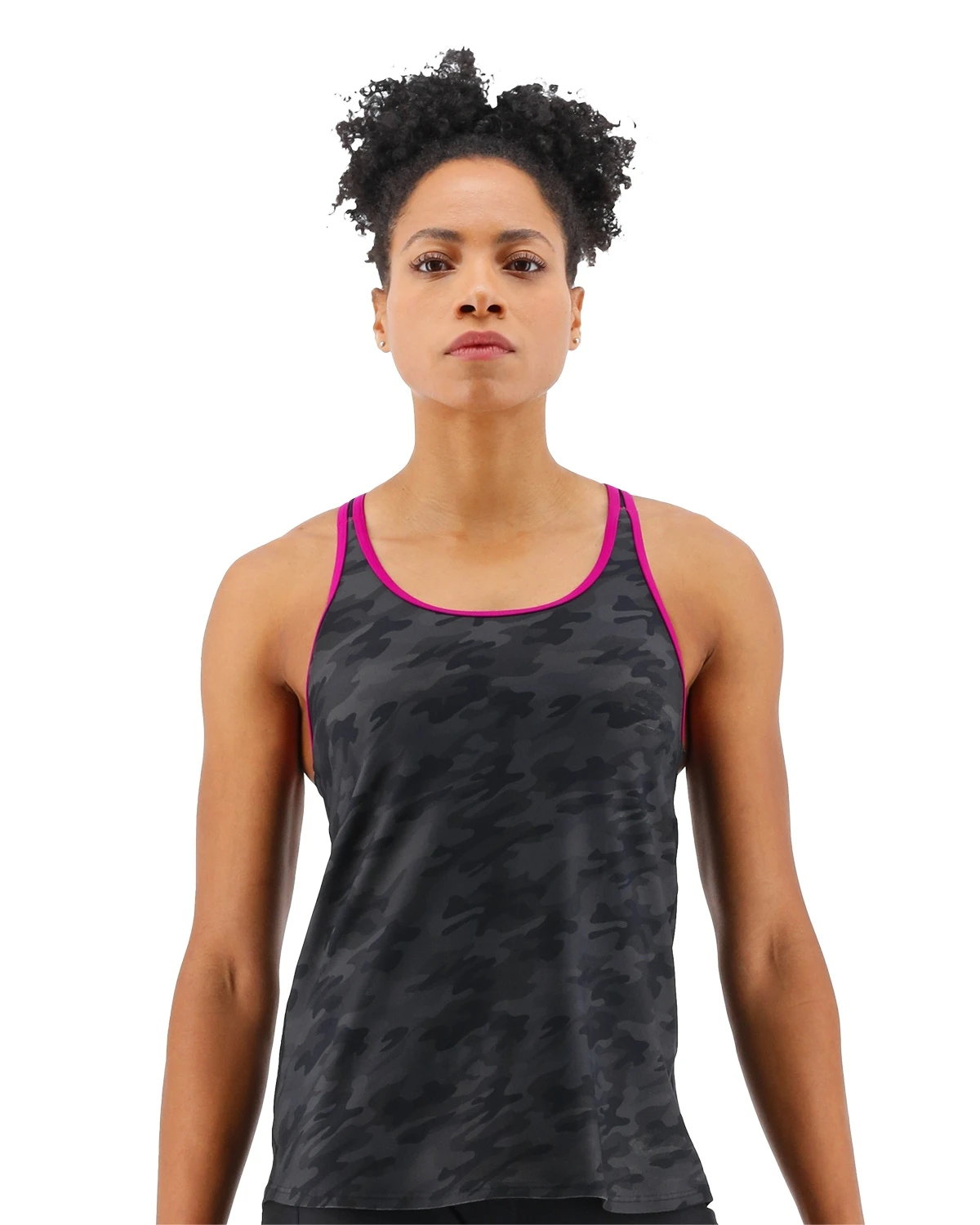 TYR Durafast Elite® Women's Taylor Tank - Blackout Camo 1 TYR Durafast Elite® Women's Taylor Tank - Blackout Camo