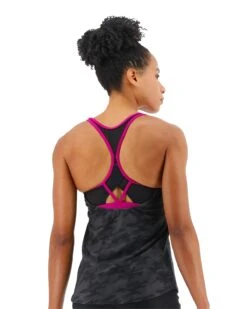 TYR Durafast Elite® Women's Taylor Tank - Blackout Camo 11 TYR Durafast Elite® Women's Taylor Tank - Blackout Camo -Tyr TTAFBC7A 001 main02