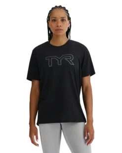TYR UltraSoft Women's Big Logo Tri-Blend Tech Tee