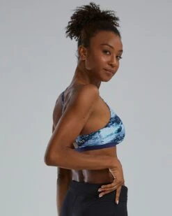 TYR Women's Cara Bralette - Shale -Tyr bcsol7a 844 alt04