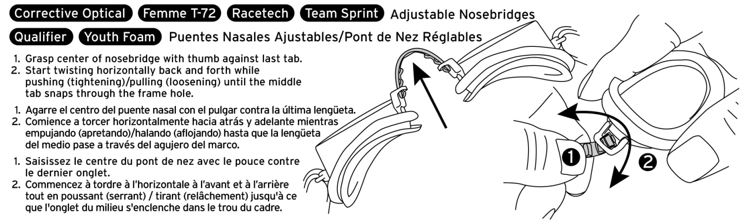 TYR Adult Racetech Goggles 3 TYR Adult Racetech Goggles - Image 3