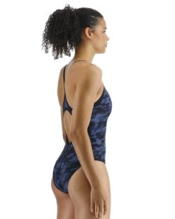 TYR Durafast Elite® Women's Diamondfit Swimsuit - Midnight Camo -Tyr dmcm7a 401 alt05
