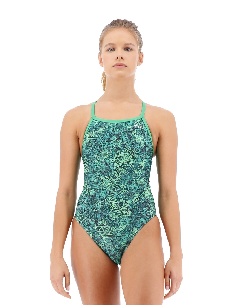 TYR Durafast Lite® Women's Diamondfit Swimsuit - Nebulous 1 TYR Durafast Lite® Women's Diamondfit Swimsuit - Nebulous