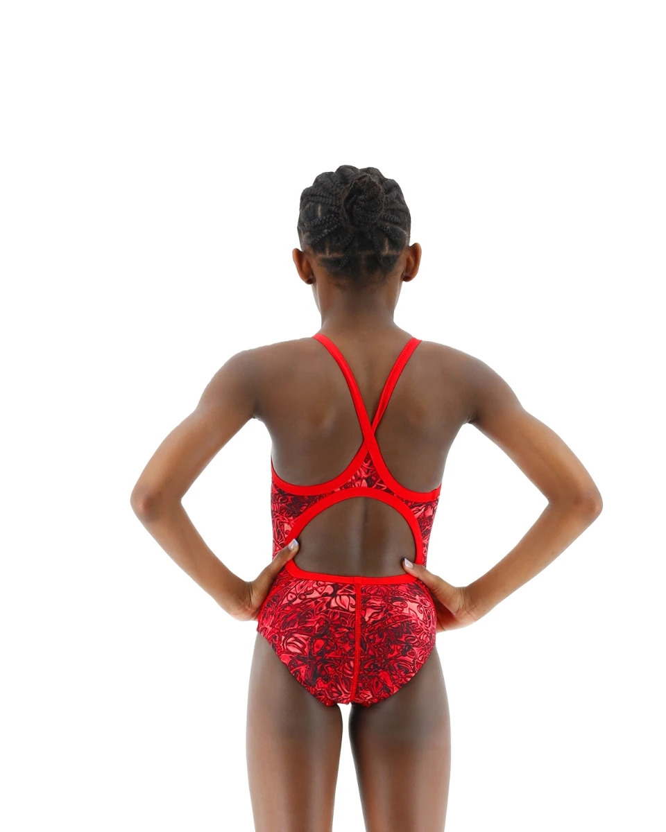 TYR Durafast Lite® Girls' Diamondfit Swimsuit - Nebulous 2 TYR Durafast Lite® Girls' Diamondfit Swimsuit - Nebulous - Image 2