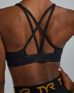 TYR Base Kinetic™ Women's Dual Strap Sports Bra - Goldstone -Tyr fgdsgo3a 001 alt07