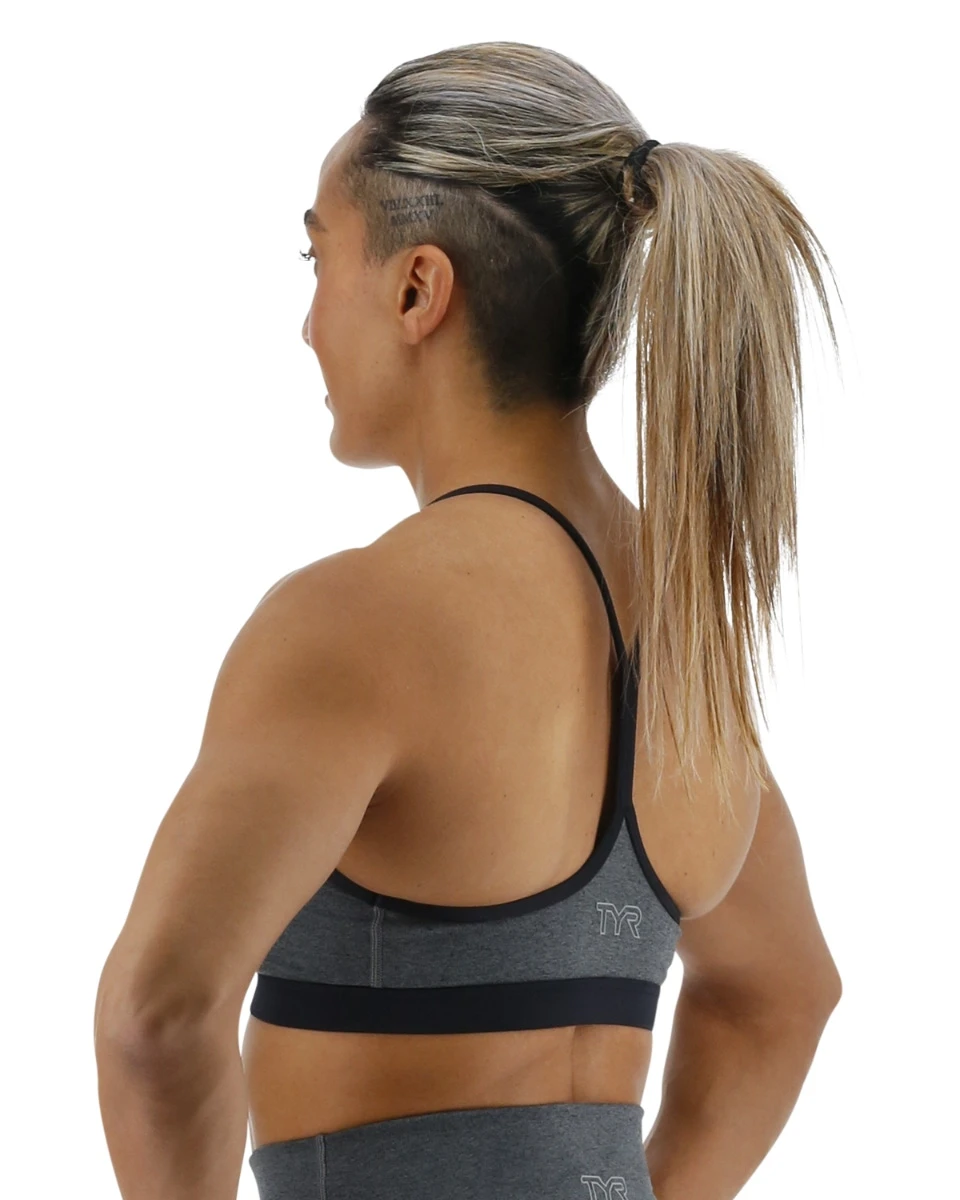 TYR Base Kinetic™ Women's V-Neck Sports Bra - Solid 11 TYR Base Kinetic™ Women's V-Neck Sports Bra - Solid - Image 11