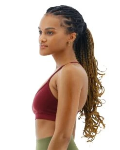 TYR Base Kinetic™ Women's V-Neck Sports Bra - Solid 21 TYR Base Kinetic™ Women's V-Neck Sports Bra - Solid -Tyr fgvso3a 934 alt03 5