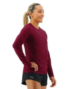 TYR Airtec™ Women's Long Sleeve Tee - Solid 25 TYR Airtec™ Women's Long Sleeve Tee - Solid -Tyr fptlso3a 938 alt06