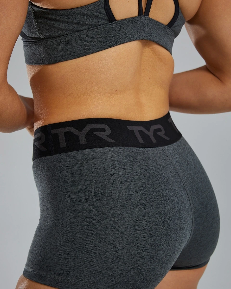 TYR Base Kinetic™ Women's 2" Mid-Rise Logo Short 11 TYR Base Kinetic™ Women's 2" Mid-Rise Logo Short - Image 11