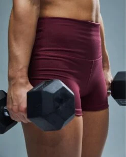 TYR Base Kinetic™ Women's 2" High-Rise Short - Solid -Tyr ftmrss3a 934 alt08