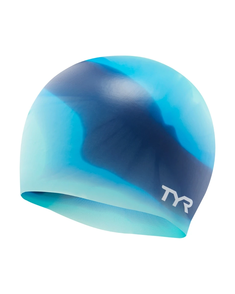 TYR Adult Silicone Swim Cap - Multi-Color 1 TYR Adult Silicone Swim Cap - Multi-Color